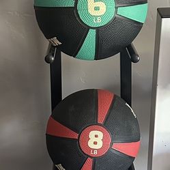 Medicine Balls And Rack