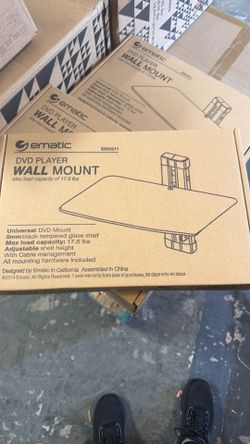DVD player wall mount