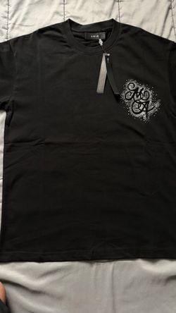 Amiri Black Graphic T-Shirt with Tags
