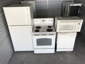 Appliance package refrigerator stove dishwasher
