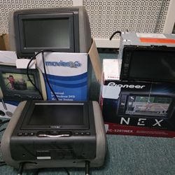 Pioneer Car Stereo & Headrest Tv's