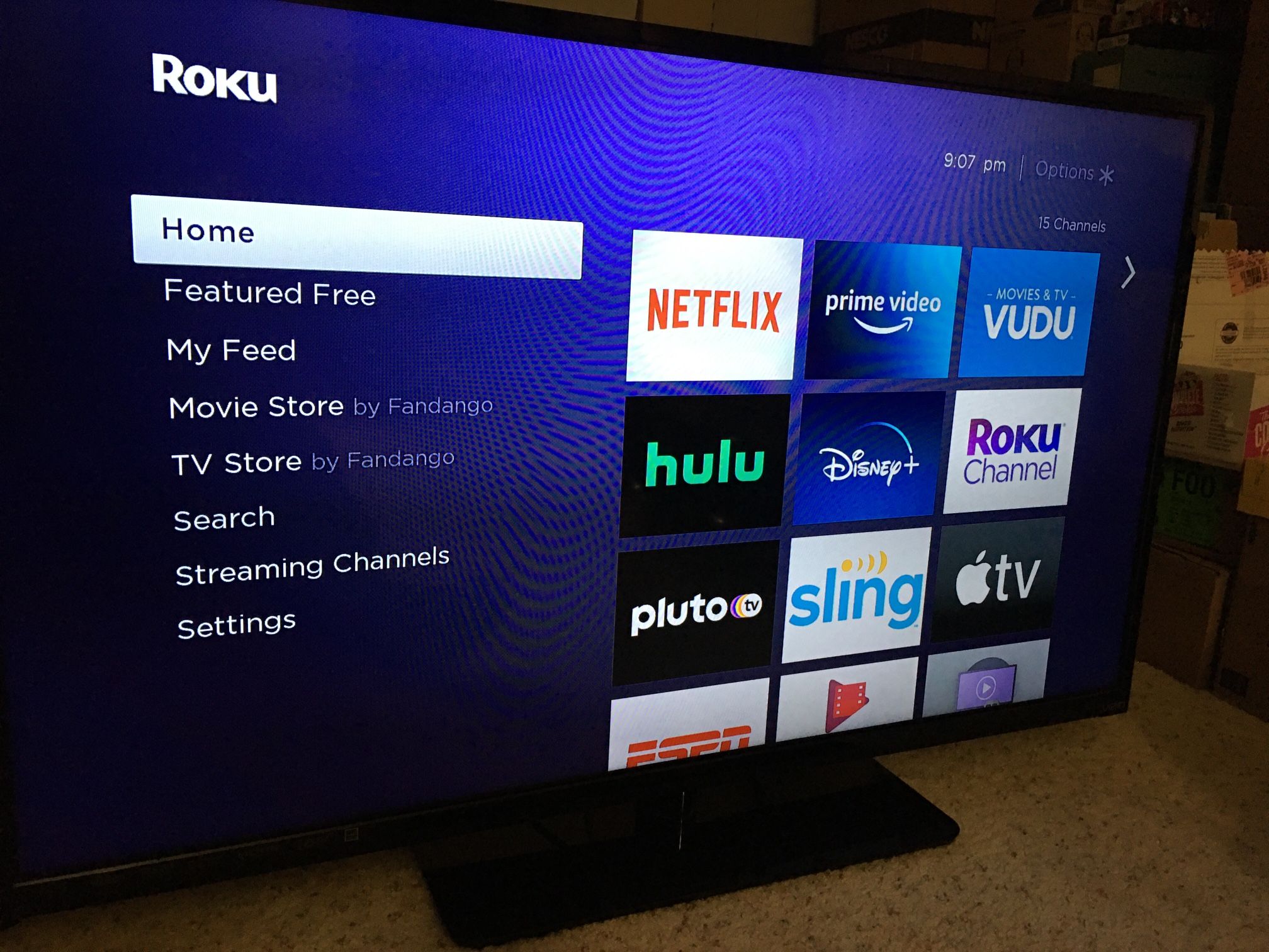 Tv Vizio 47” W/Roku 4K HDR $150