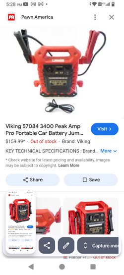 Portable Battery Charger Jumper Box