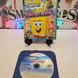Nintendo Wii U Nickelodeon SpongeBob SquarePants Planktons Robotic Revenge Video Game