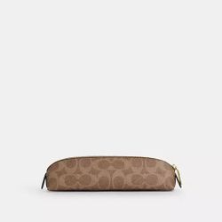 Authentic Coach Brand Pencil Case in Signature Cavas