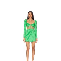 NBD Kelly Green Cocktail Dress Size XXS