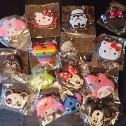Keychains lot of 15 Mixed 