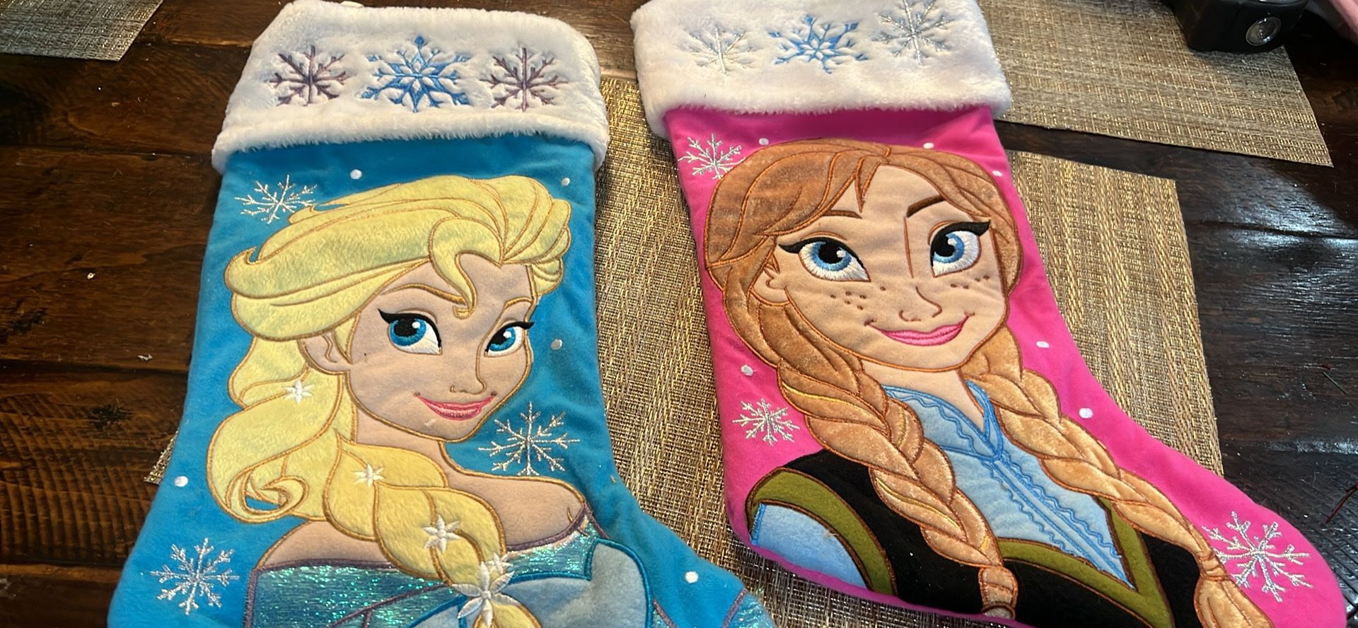 Disney Frozen Anna And Elsa Christmas Stocking 