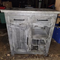 Wine Cabinet. Distressed Look 