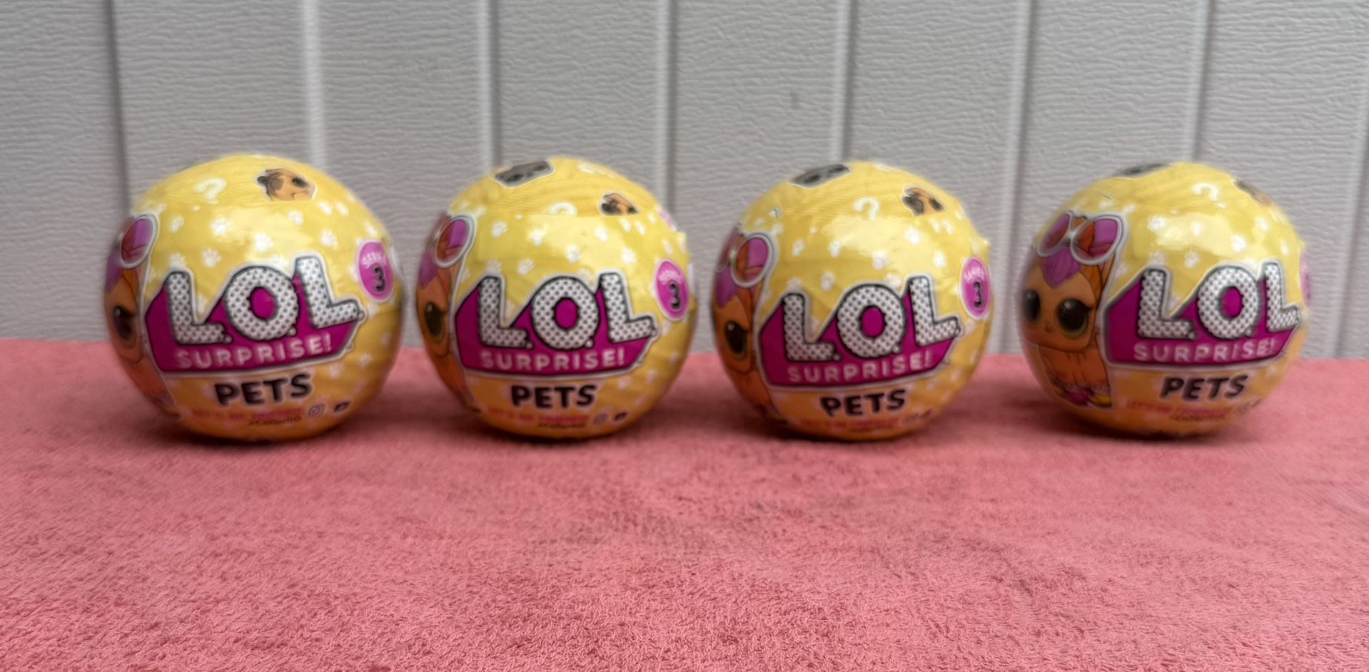 LOL Surprise Pets. Series 3 Lot Of 4