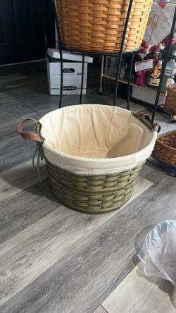 Longaberger Large Sage Green Basket