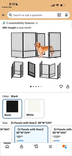 Metal freestanding dog gate