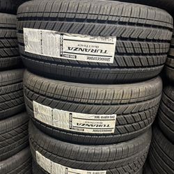 245/45/18 Bridgestone 4 New Tires Installed And Balanced