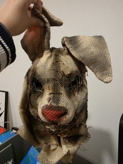 Bunny Mask And Women's Scarecrow Costume