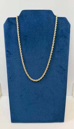 10k Gold rope chain 4.8mm 22 in 8.5g