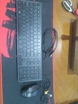 Keyboard and mouse