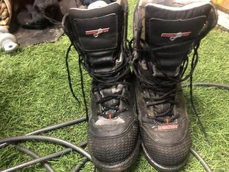 Moter fist snowmobile boots 40 dollars