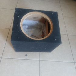12in Wooden Box For  A Subwoofer