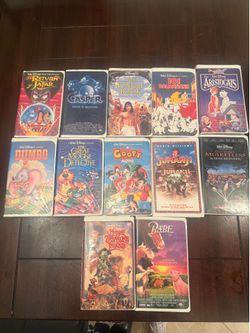VHS Disney movies
