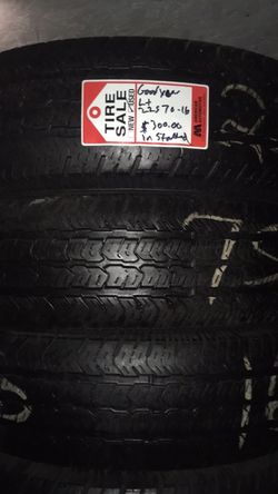 LT225/70-16 Goodyear set used Great tread
