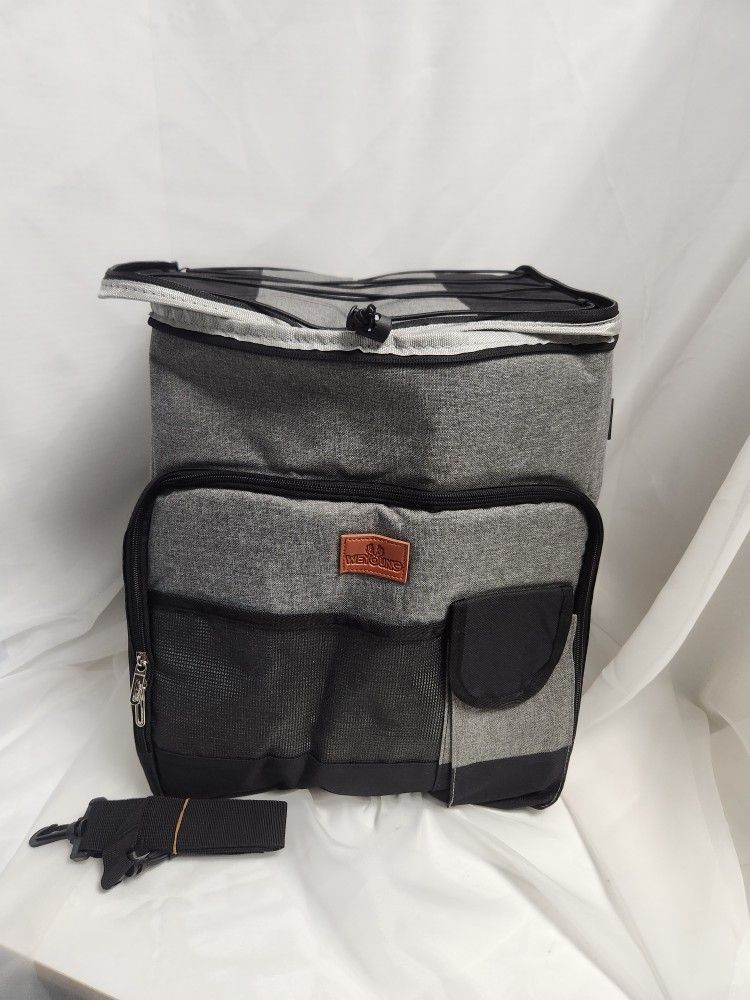  New Trolley Incubator Outdoor Thermal Picnic Bag Large Capacity Ice Bag Insulation Bag Refrigerator Storage Cooler Bl Loop