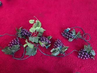 Grape string lights