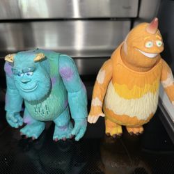 Monsters inc Talking Figurines With Removable Fur