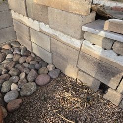 Free Cement Blocks, Pavers And Edgers