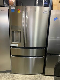Refrigerator Stainless Steel 4 Doors- Take it for Zero Down, Ask for Details! Ask for