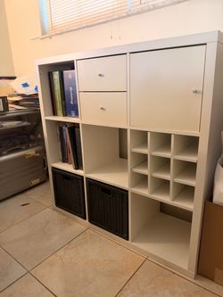 KALLAX Shelf unit, white, 43 7/8x43 7/8