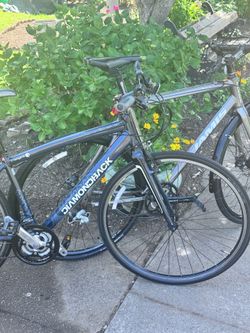 His and hers road bikes