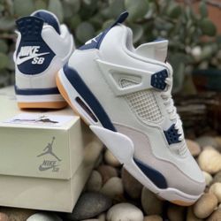 Jordan Retro 4 SB Navy Sizes 9-13