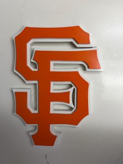 CUSTOM MADE 3D LAYER SAN FRANCISCO GIANTS WOOD SIGN