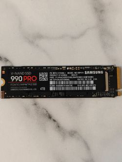 4TB Samsung 990 Pro Gen4 NVMe SSD
