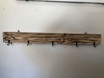 Wooden Hat Rack