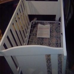 Baby Crib White 57.6×25×27