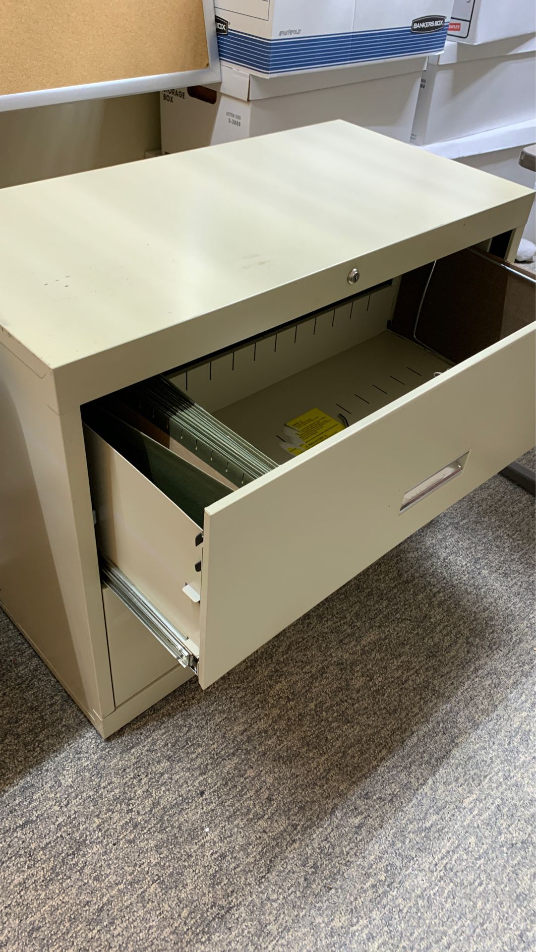File cabinet lateral two drawer