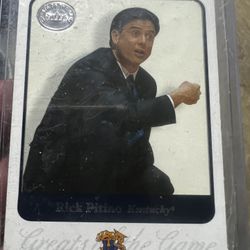 2001 Fleer Skybox Greats Of The Game Rick Pitino 
