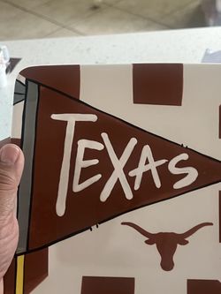 Collectors official Texas longhorn dinner and dessert plates