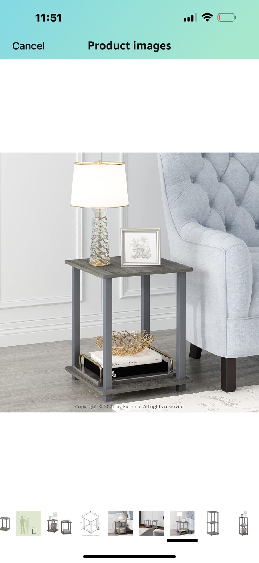 Set of 2 End Table