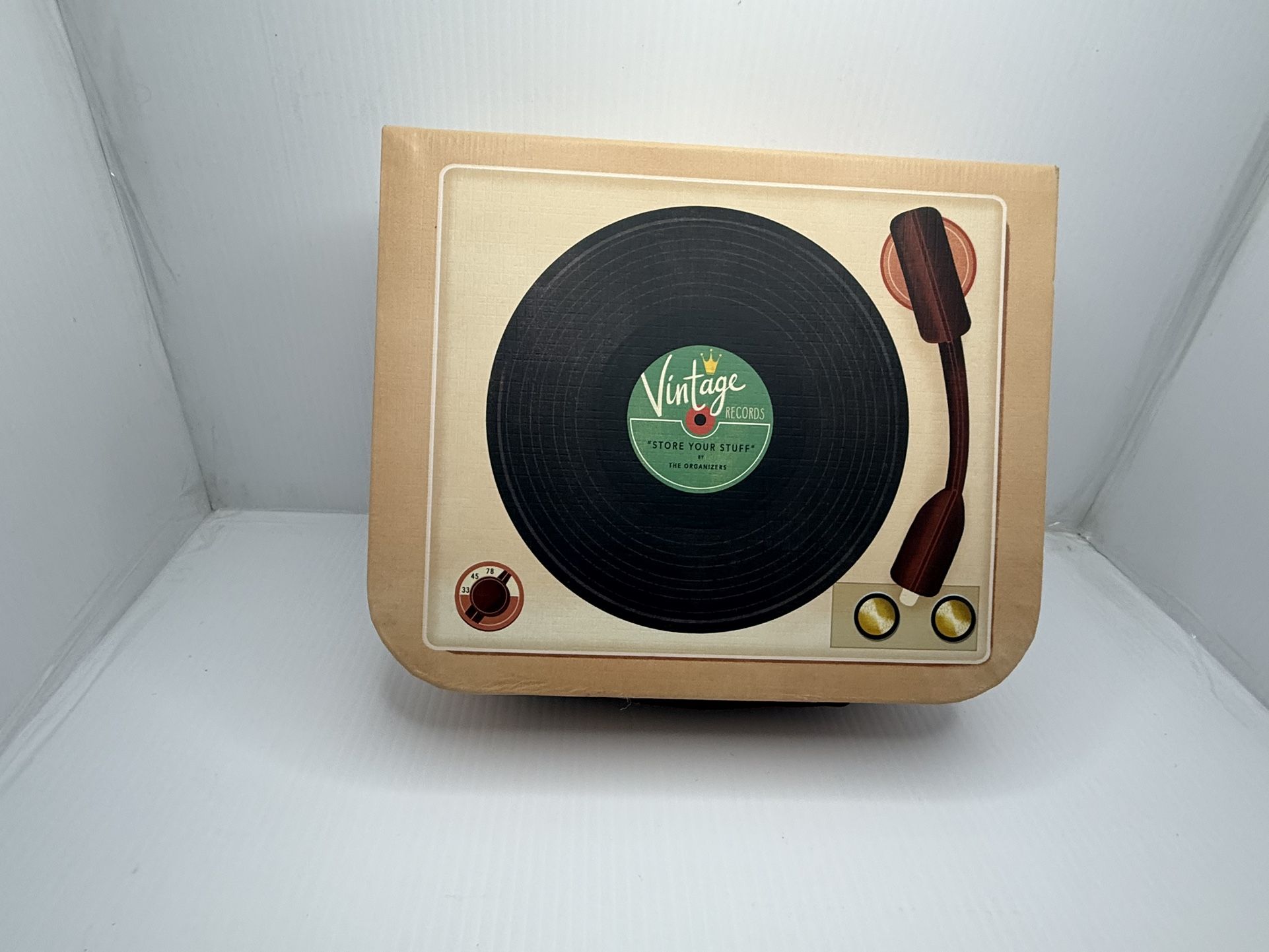 Vintage Vinyl Record Display Box Molly & Rex