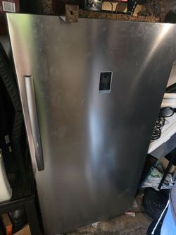 Insignia Stainless Steel Upright Freezer