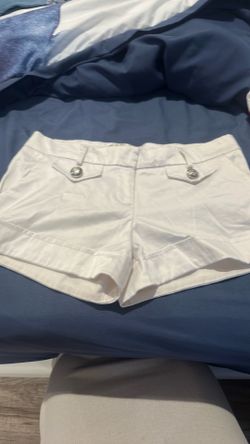 White boutique shorts
