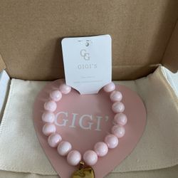 Gigi Small Dog Peal Necklace 