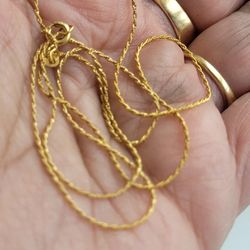 14K Gold Fancy Chain Necklace