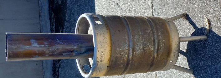 Keg fire pit