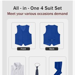 YAUN LU boys youth suit set size 16 XL