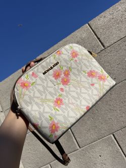 Authentic Michael Kors Floral Crossbody