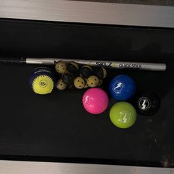 Wasserman Lightning Balls And  Other Softball Equipment 