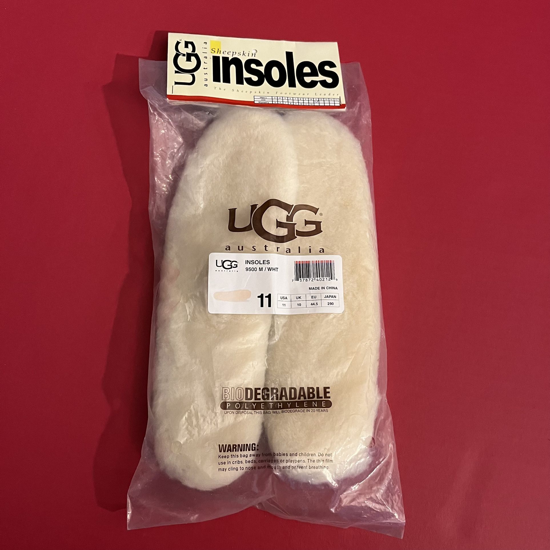 Ugg Genuine Sheepskin Insoles. Size 11. New! OEM